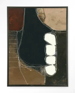 Wandkleed Abstract 10 in maat en frame naar keuze