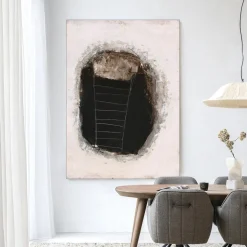 Wandkleed Abstract 14 in maat en frame naar keuze