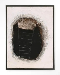 Wandkleed Abstract 14 in maat en frame naar keuze