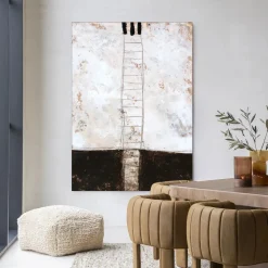 Wandkleed Abstract 12 in maat en frame naar keuze