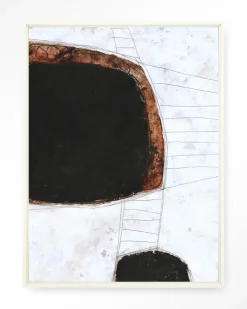 Wandkleed Abstract 11 in maat en frame naar keuze