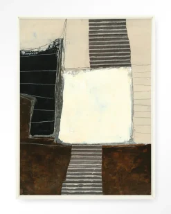 Wandkleed Abstract 8 in maat en frame naar keuze