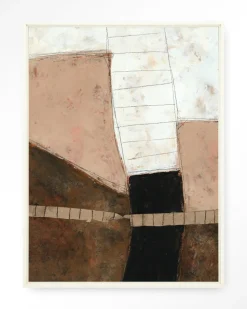 Wandkleed Abstract 9 in maat en frame naar keuze