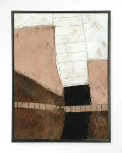 Wandkleed Abstract 9 in maat en frame naar keuze