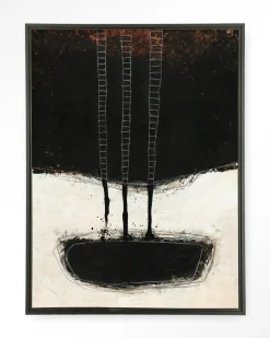 Wandkleed Abstract 15 in maat en frame naar keuze