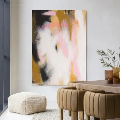 Wandkleed Abstract Moods in maat en frame naar keuze