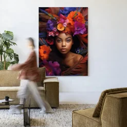 Wandkleed Adunbi in maat en frame naar keuze