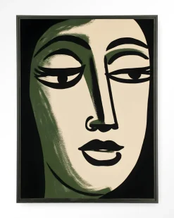 Wandkleed Artemis in maat en frame naar keuze