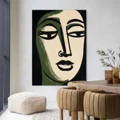 Wandkleed Artemis in maat en frame naar keuze