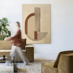 Wandkleed Balance Arc in maat en frame naar keuze