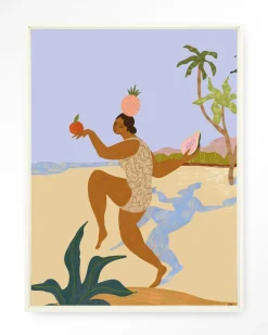 Wandkleed Balancing Act in maat en frame naar keuze