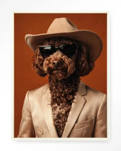 Wandkleed Billy in maat en frame naar keuze