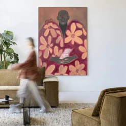 Wandkleed Borrowed Home in maat en frame naar keuze