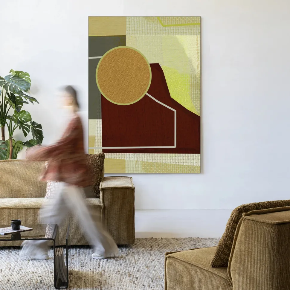 Wandkleed Bounce in maat en frame naar keuze