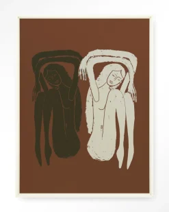 Wandkleed Bound Together in maat en frame naar keuze