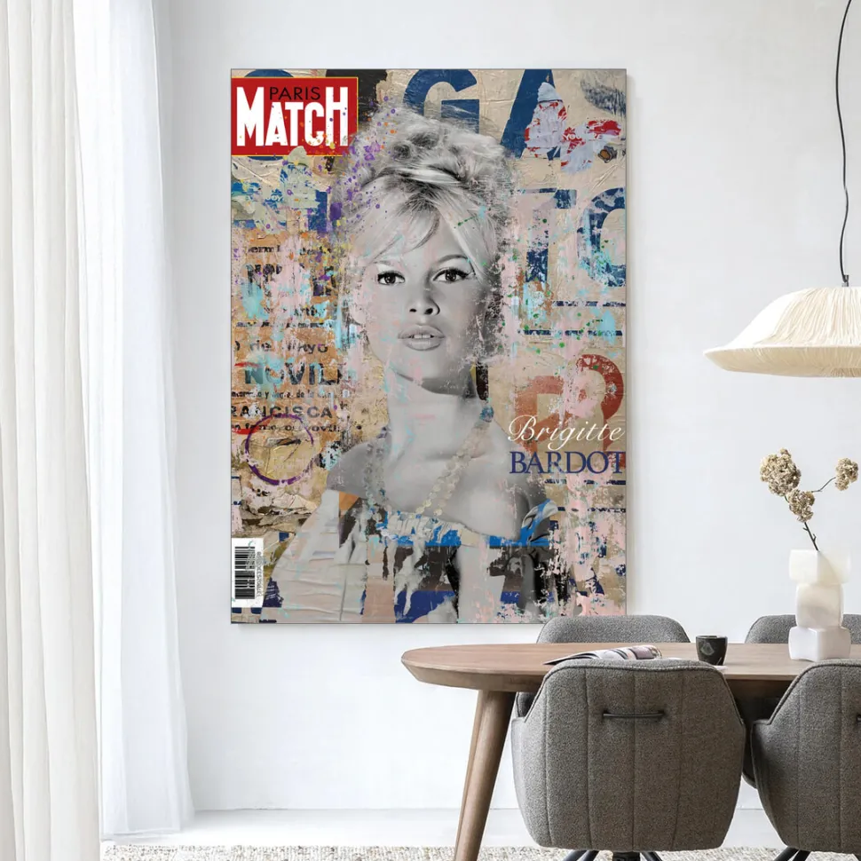 Wandkleed Brigitte in maat en frame naar keuze