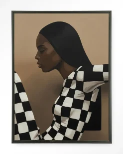 Wandkleed Chezzy in maat en frame naar keuze