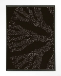 Wandkleed Circle Dark in maat en frame naar keuze