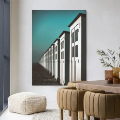 Wandkleed City Life @ The Beach in maat en frame naar keuze