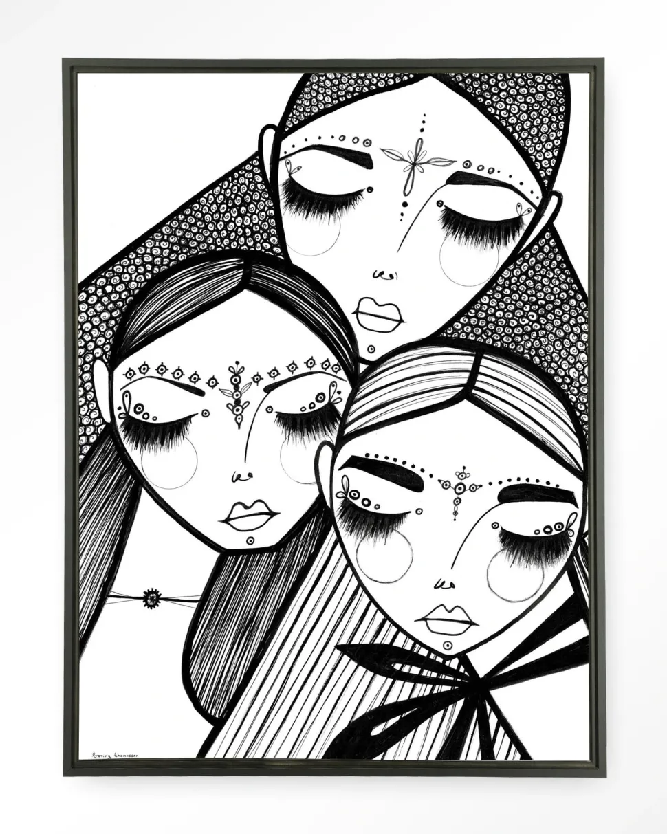 Wandkleed Close in maat en frame naar keuze