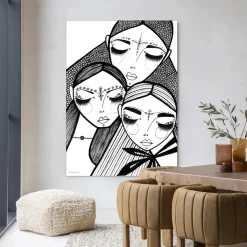 Wandkleed Close in maat en frame naar keuze