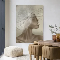 Wandkleed Cloudy Thoughts in maat en frame naar keuze