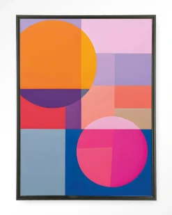 Wandkleed Combine in maat en frame naar keuze