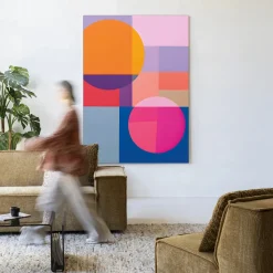 Wandkleed Combine in maat en frame naar keuze