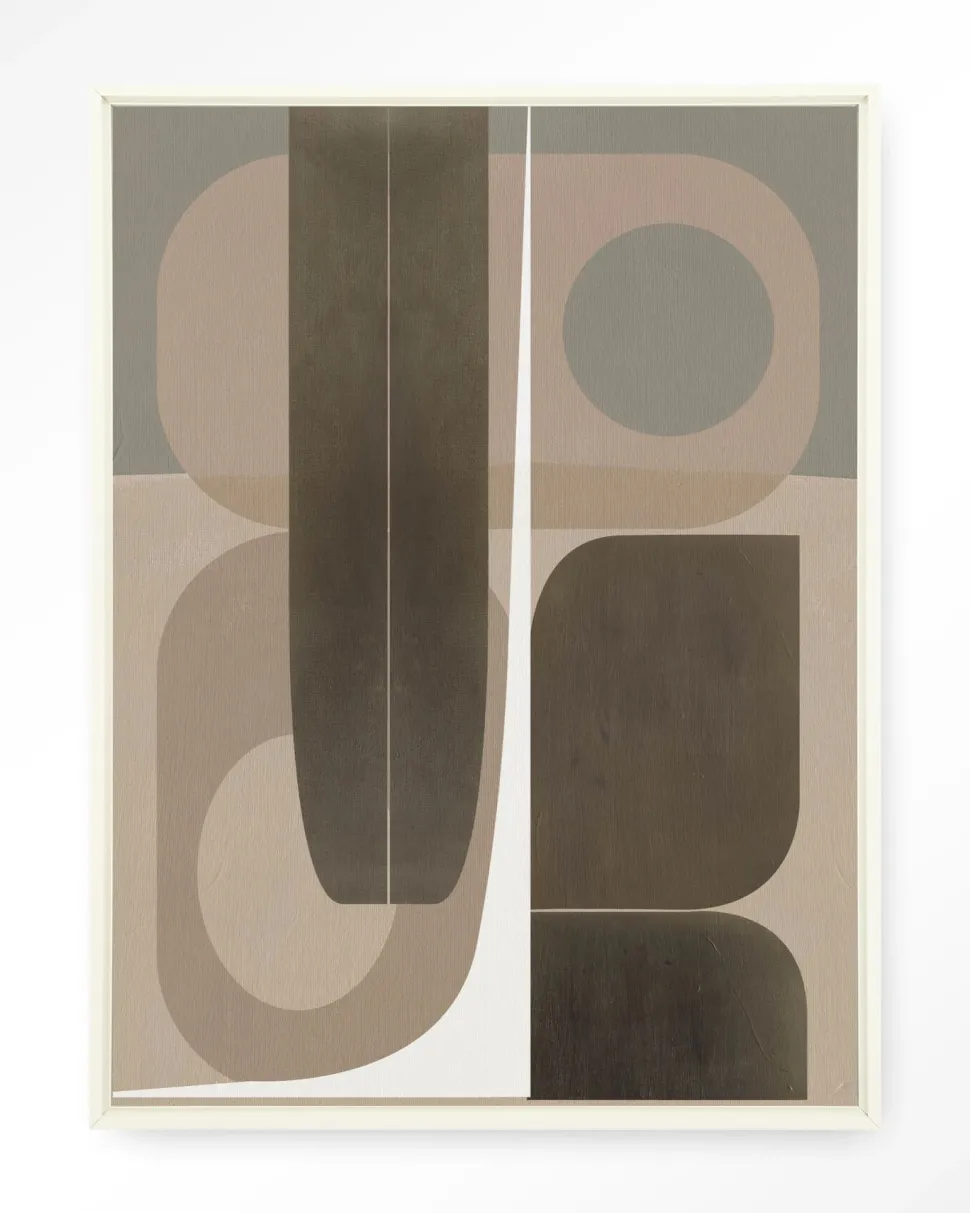 Wandkleed Delicate in maat en frame naar keuze