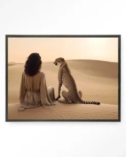 Wandkleed Desert Gazing in maat en frame naar keuze