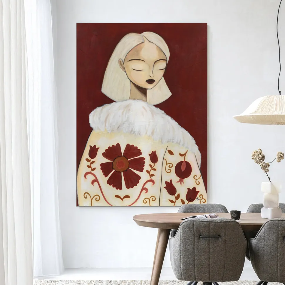 Wandkleed Details Of Life in maat en frame naar keuze