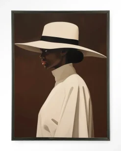 Wandkleed Dolores in maat en frame naar keuze