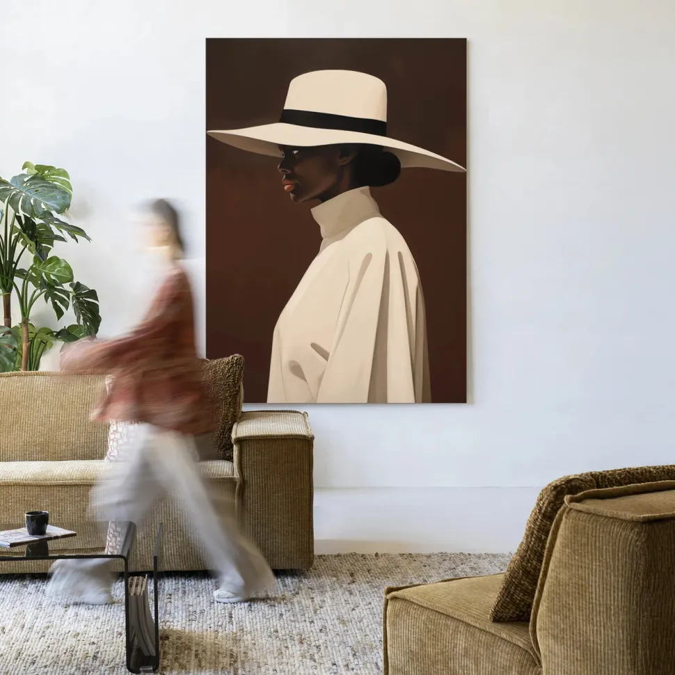 Wandkleed Dolores in maat en frame naar keuze