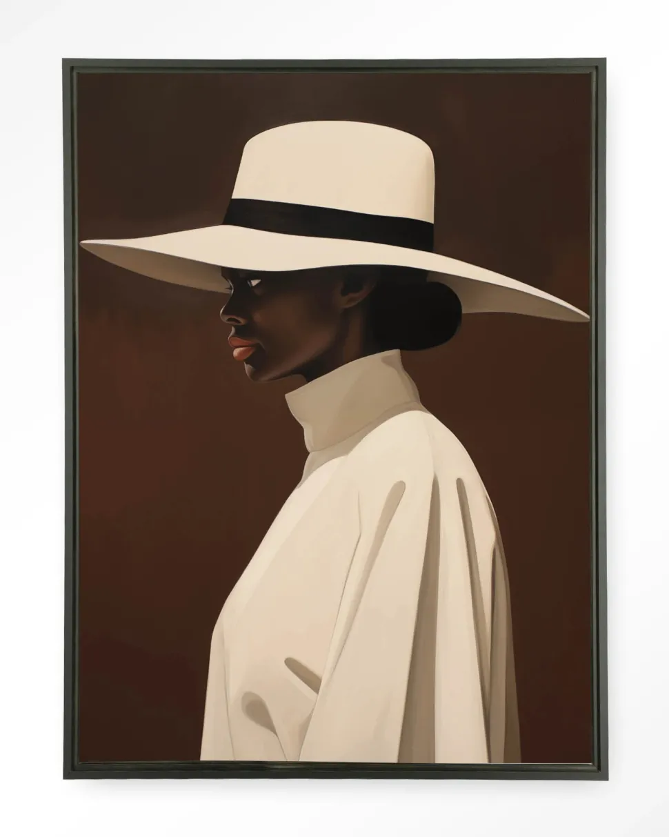 Wandkleed Dolores in maat en frame naar keuze