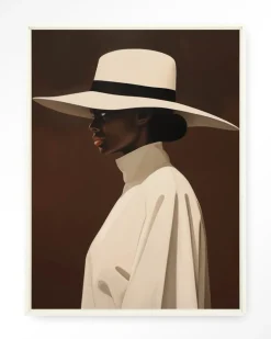 Wandkleed Dolores in maat en frame naar keuze