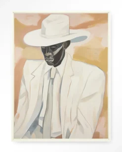 Wandkleed Dusty Don in maat en frame naar keuze