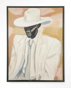 Wandkleed Dusty Don in maat en frame naar keuze