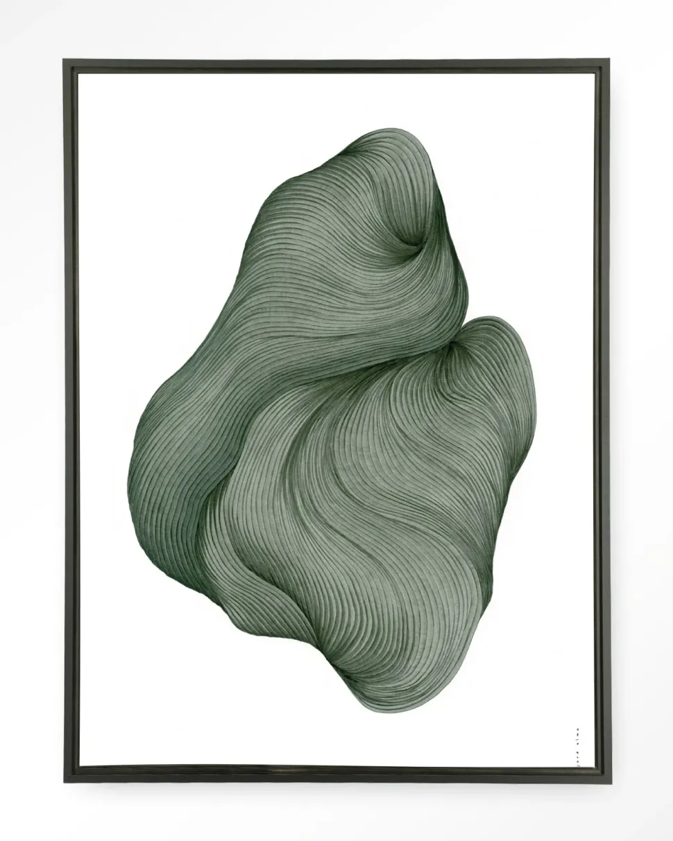 Wandkleed DWG-J in maat en frame naar keuze