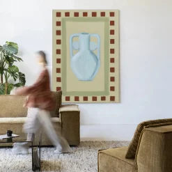 Wandkleed Eclectic Series 1 in maat en frame naar keuze