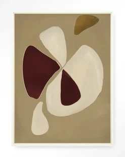 Wandkleed Elegant in maat en frame naar keuze