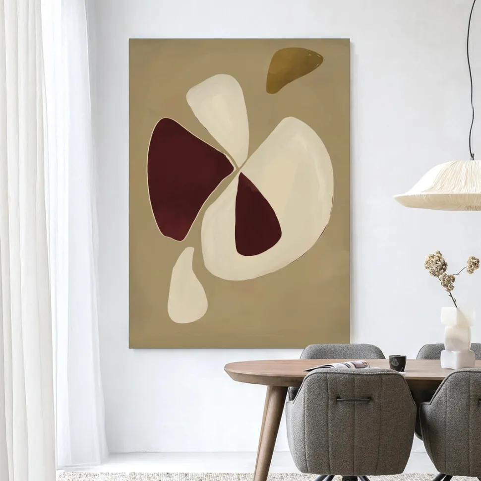 Wandkleed Elegant in maat en frame naar keuze