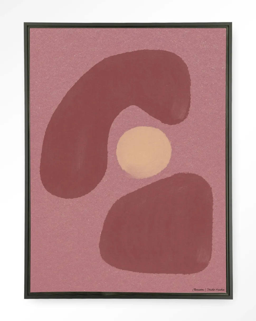 Wandkleed Elementa Morado 1 in maat en frame naar keuze