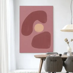 Wandkleed Elementa Morado 1 in maat en frame naar keuze