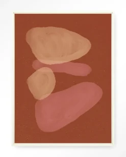 Wandkleed Elementa Rossa 1 in maat en frame naar keuze