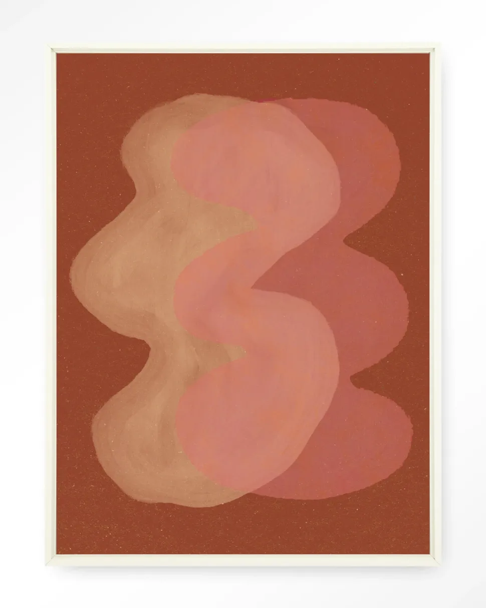 Wandkleed Elementa Rossa 2 in maat en frame naar keuze