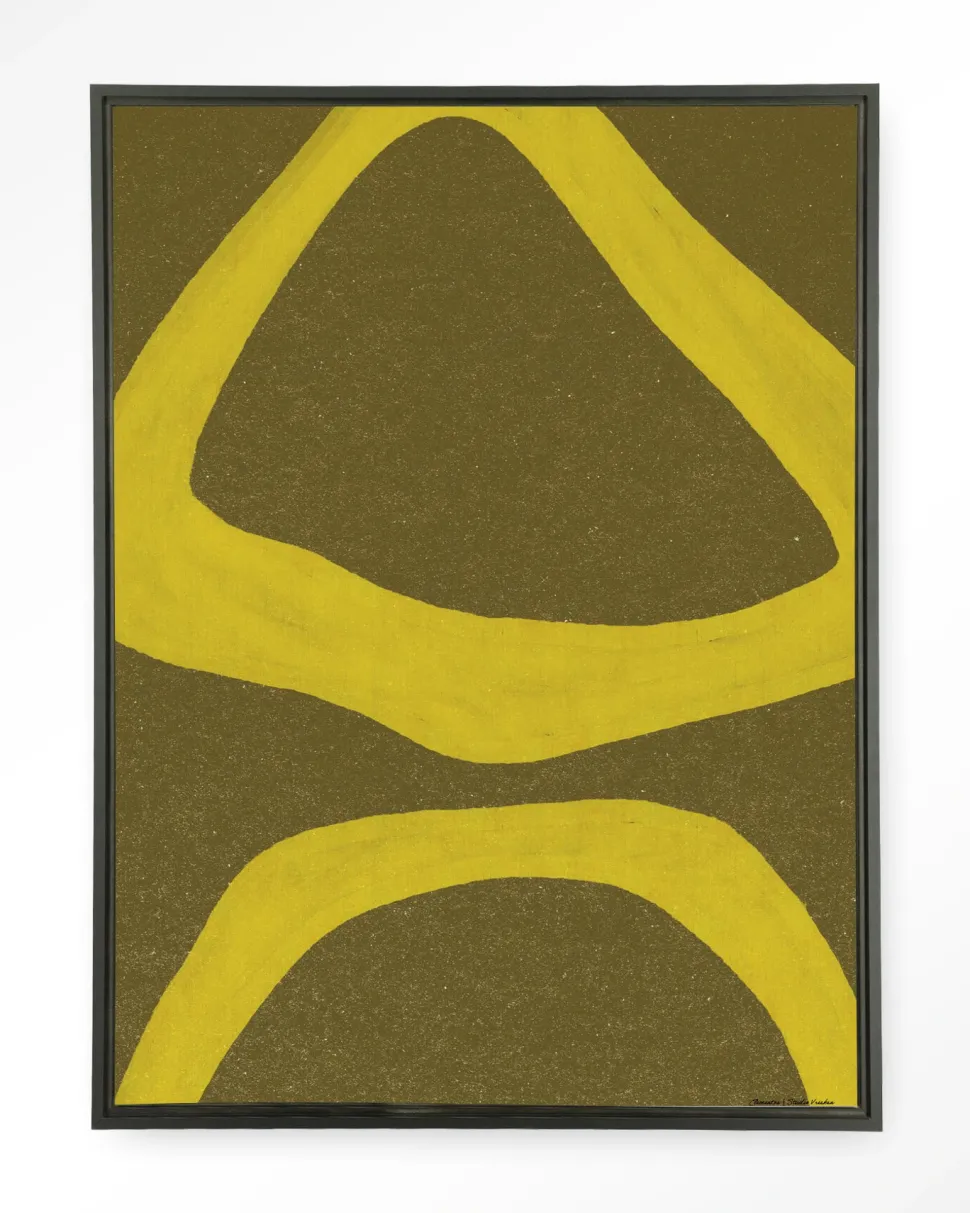 Wandkleed Elementa Verde 1 in maat en frame naar keuze