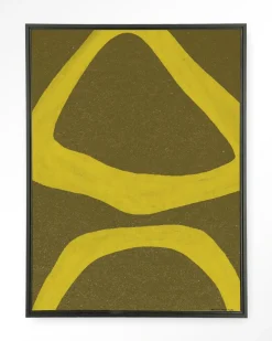 Wandkleed Elementa Verde 1 in maat en frame naar keuze