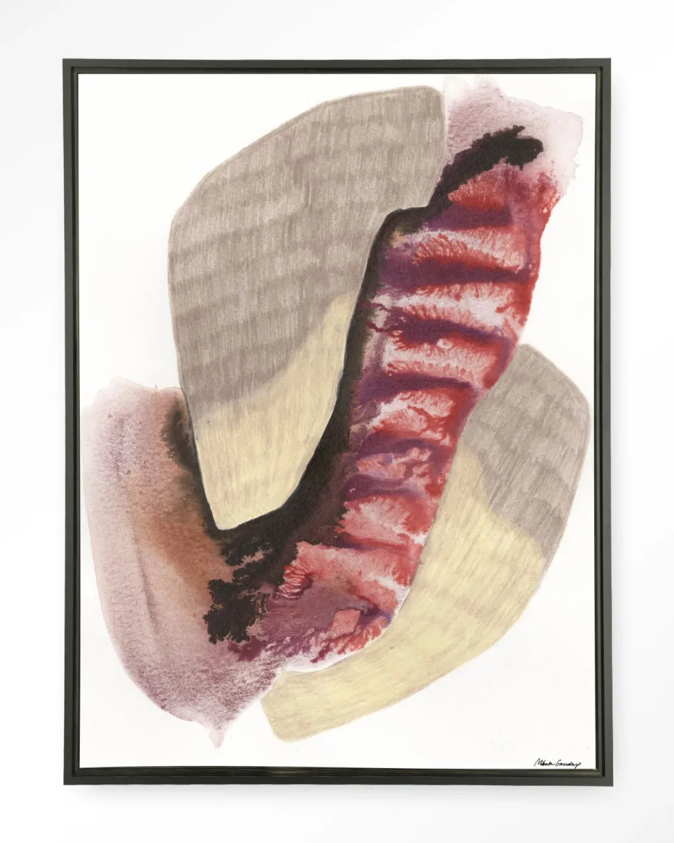 Wandkleed Embrace in maat en frame naar keuze