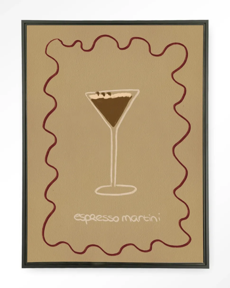 Wandkleed Esma in maat en frame naar keuze