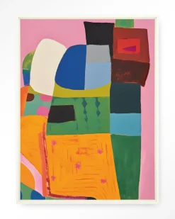 Wandkleed Fields Of Colour in maat en frame naar keuze